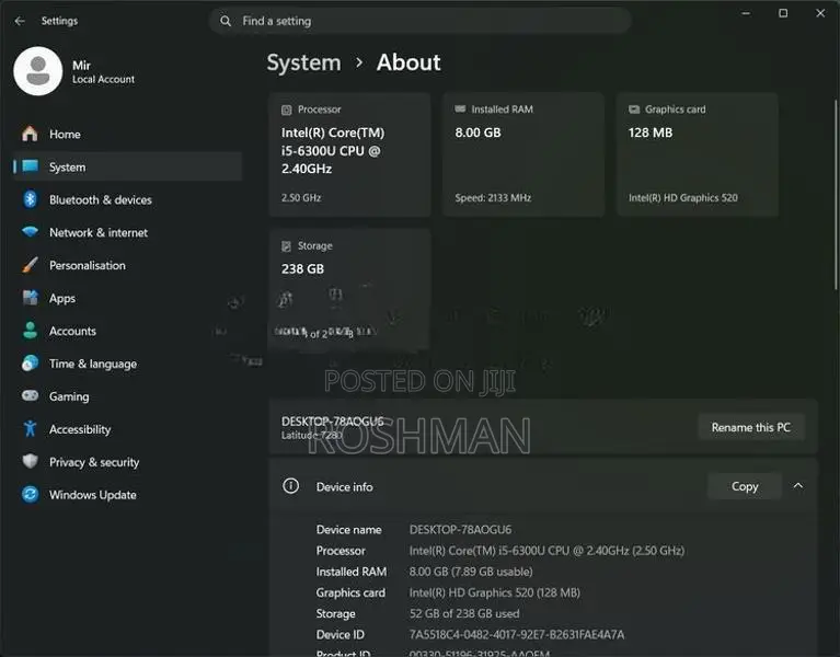 Dell Latitude 7280 UltraBook