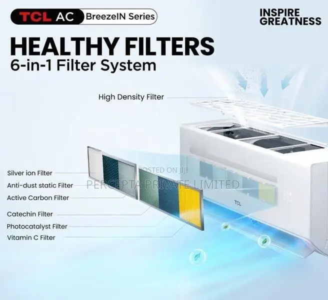 TCL BreezeIN 12000 BTU Smart Inverter Air Conditioner WiFi