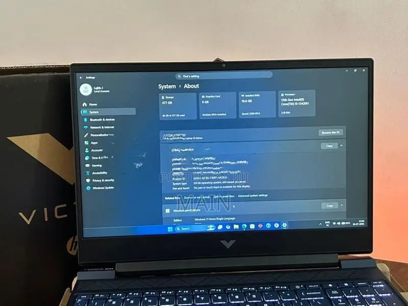 HP Victus 15 RTX 4050 6GB