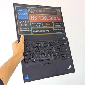 Lenovo ThinkPad T14 Core i7-11th Gen |16GB RAM| 256GB Nvme SSD Laptop