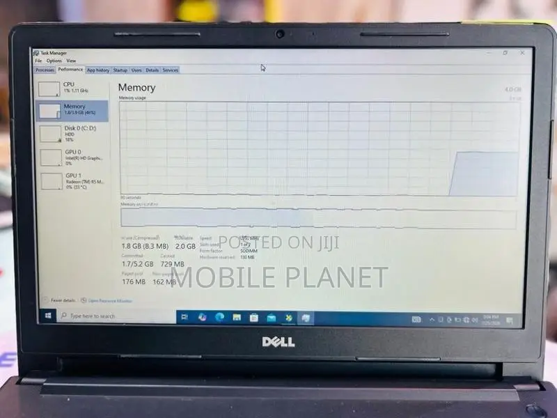 Dell Vostro 15 Intel Core I5 7TH GEN 4GB RAM 1TB HDD Radeon R5 Graphic