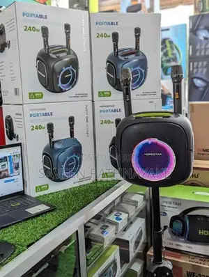 Hopestar Party One Ultimate Outdoor Speakers with Dual Mic (240W)