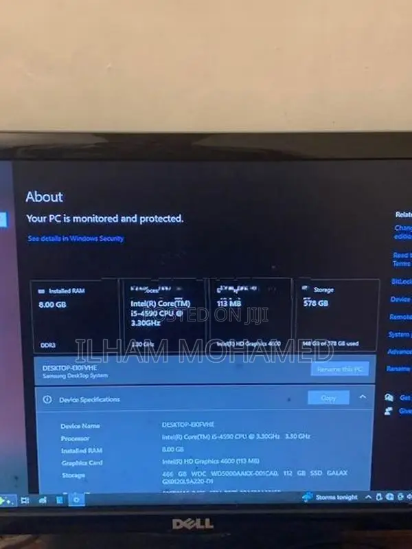 Intel Core i5 4th Gen Desktop Computer Full Set