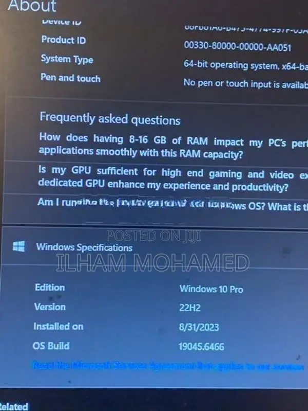 Intel Core i5 4th Gen Desktop Computer Full Set