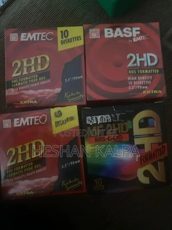 Sealed EMTEC with TDK 3.5” Floppy Disks (4 Packs)