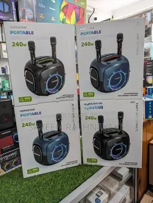 Hopestar Party One Ultimate Outdoor Speakers with Dual Mic (240W)