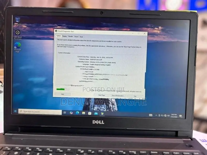 Dell Vostro 15 Intel Core I5 7TH GEN 4GB RAM 1TB HDD Radeon R5 Graphic