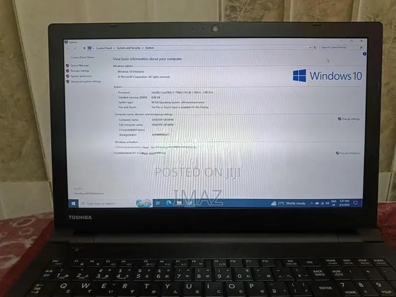 Toshiba Dynabook B65/H i7 7th Gen