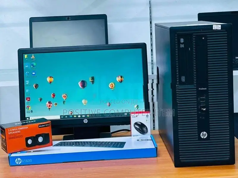 HP i3 4TH GEN 19" Wide Moniter Full Set with Speaker