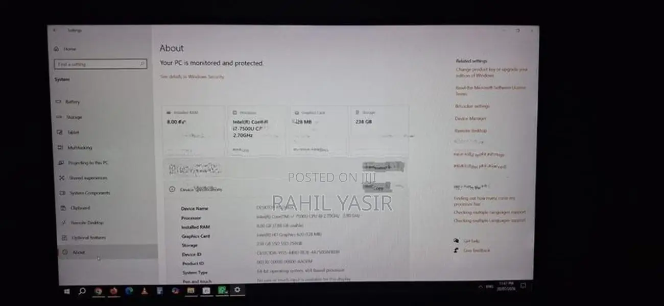 Dell XPS 13 9360 Intel Core i7