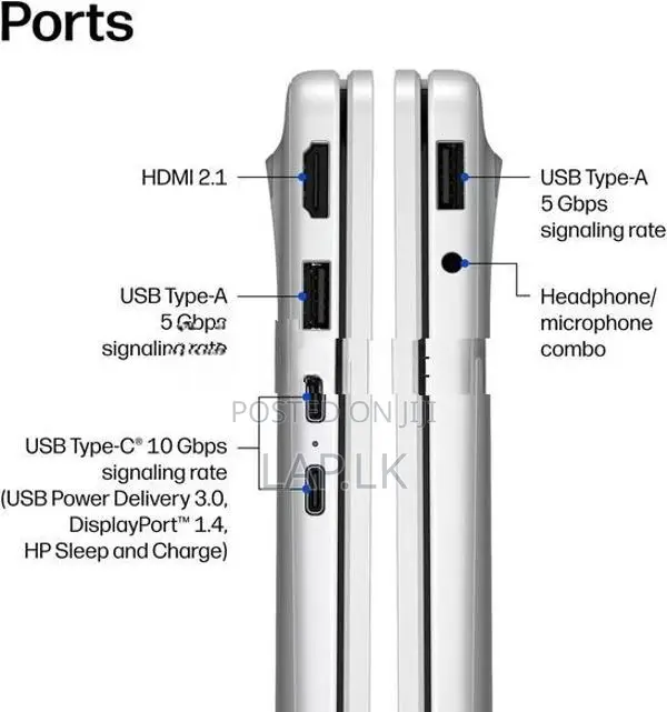New HP OmniBook 3 Snapdragon X 14" 2K IPS Touch 16GB Laptop
