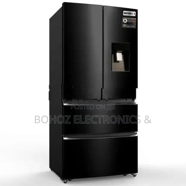 Ignis 600L Inverter Bottom Freezer Refrigerator with Dispenser