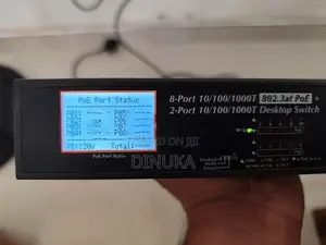 8 Port POE Planet Gigabit switch