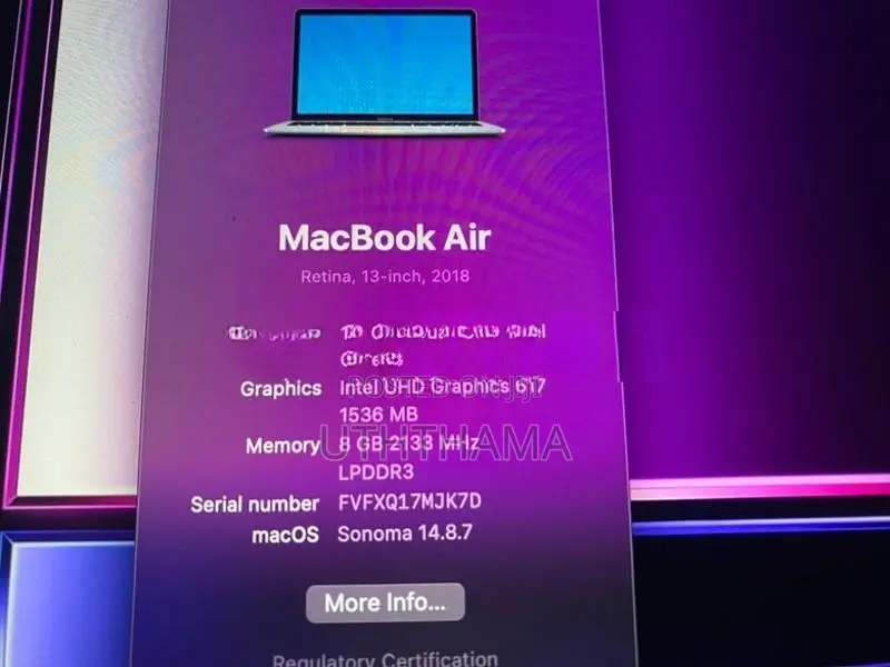 Macbook Air 2018