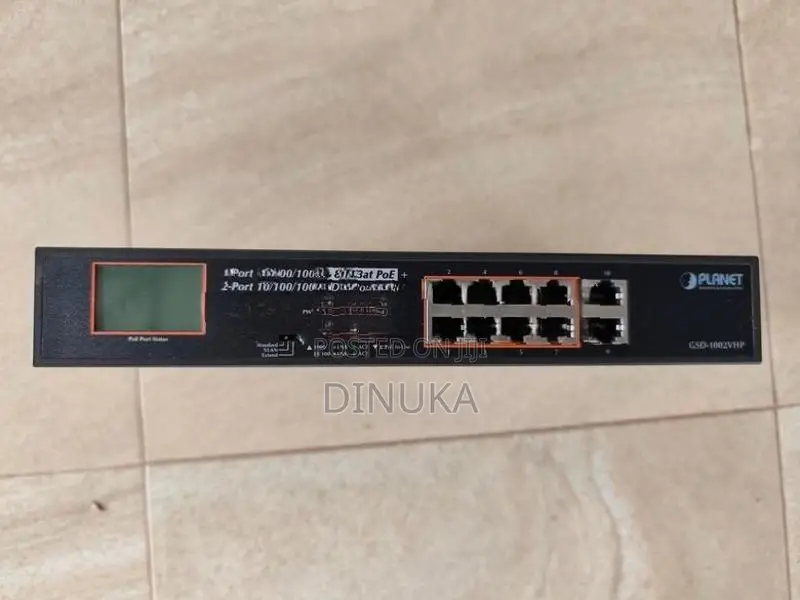 8 Port POE Planet Gigabit switch
