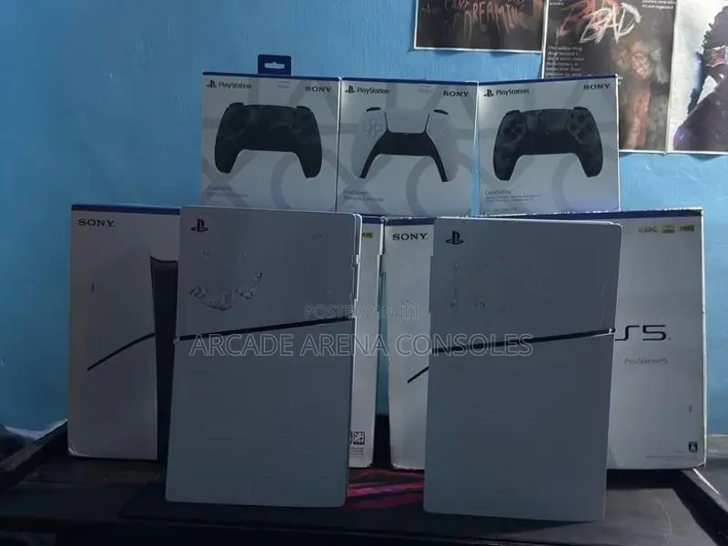 Ps5 Slim with Playstation 5 games