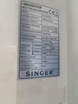 24000 BTU Inverter Singer AC