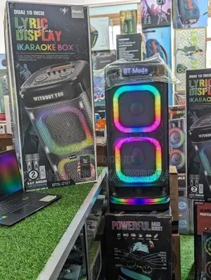 Brodu BTS-2121 High Power Outdoor Party Speakers with Dual Mic (200W)