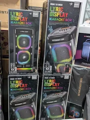 Brodu BTS-2121 High Power Outdoor Party Speakers with Dual Mic (200W)
