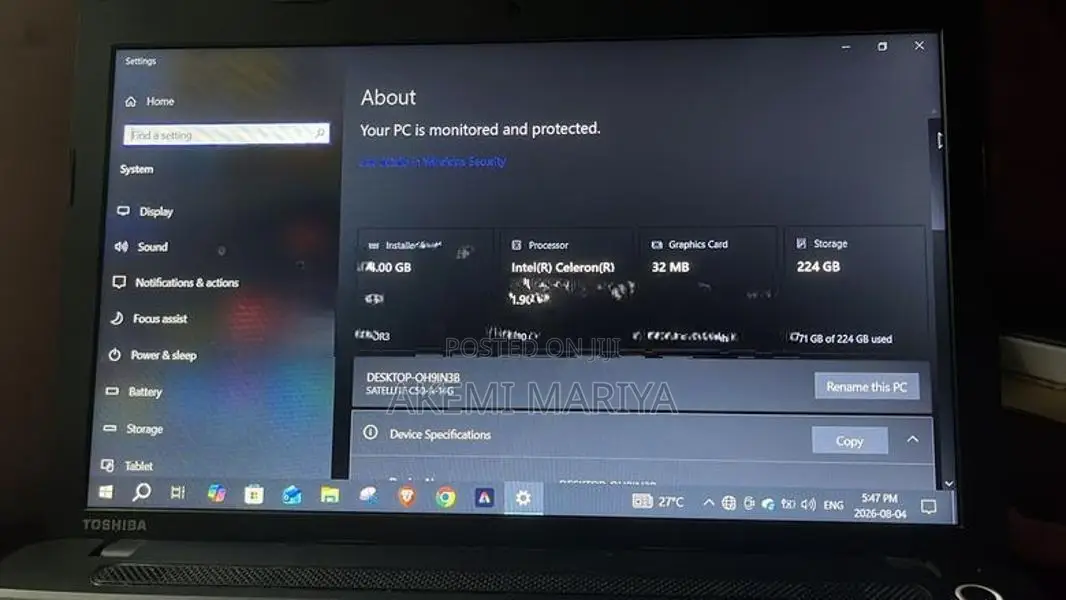 Satellite Laptop