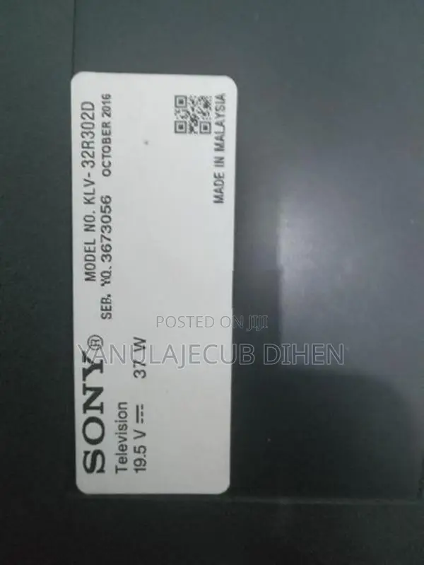 Sony TV for Parts