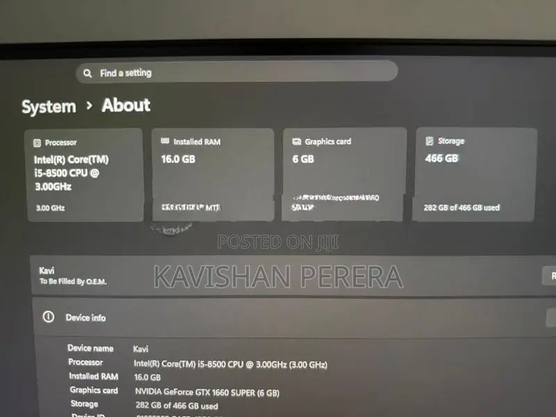 i5 8th Gen Desktop Computer