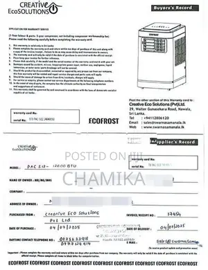 Portable AC – 12000BTU