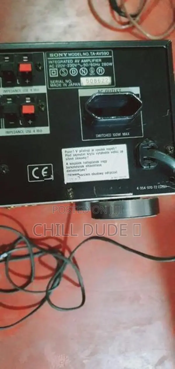 Sony TA-AV570 Integrated Amplifier