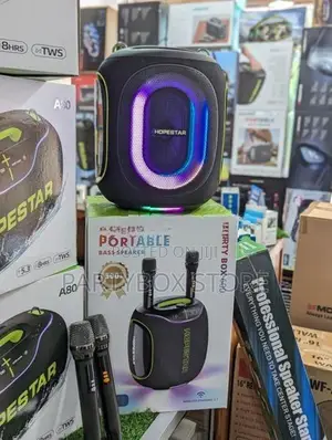 Hopestar Partybox 600 High Power Outdoor Speakers with Dual Mic (300W)