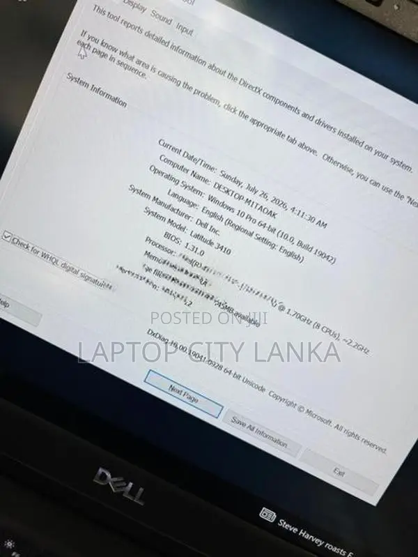 Dell i5 10th Gen Laptop