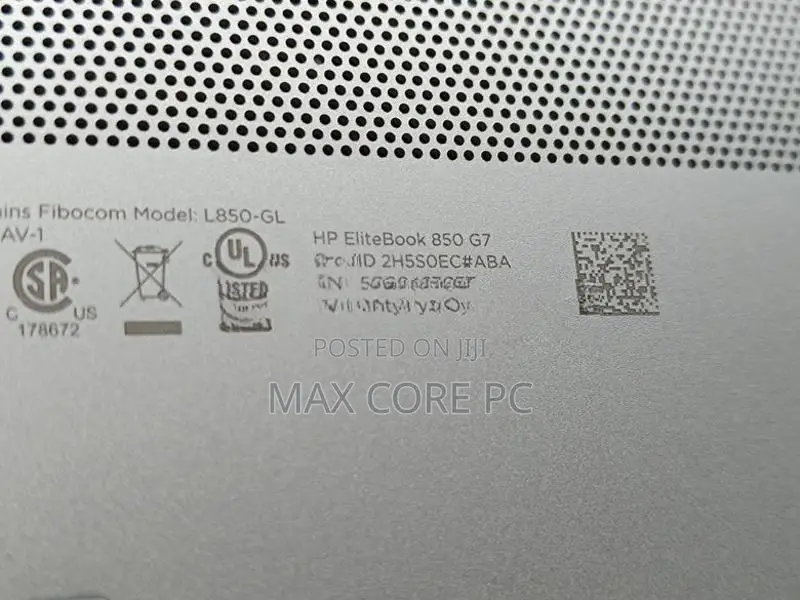 HP Elitebook 850 G7 CORE I5 10TH Gen 8GB RAM 256GB SSD