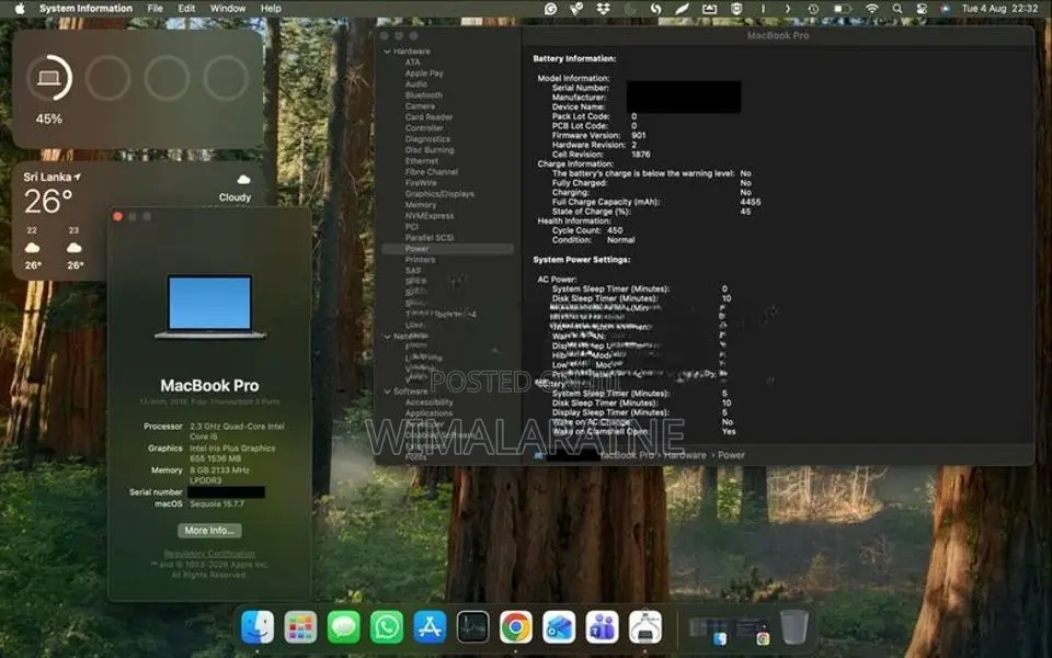 Apple Macbook Pro 2018 with Touch Bar