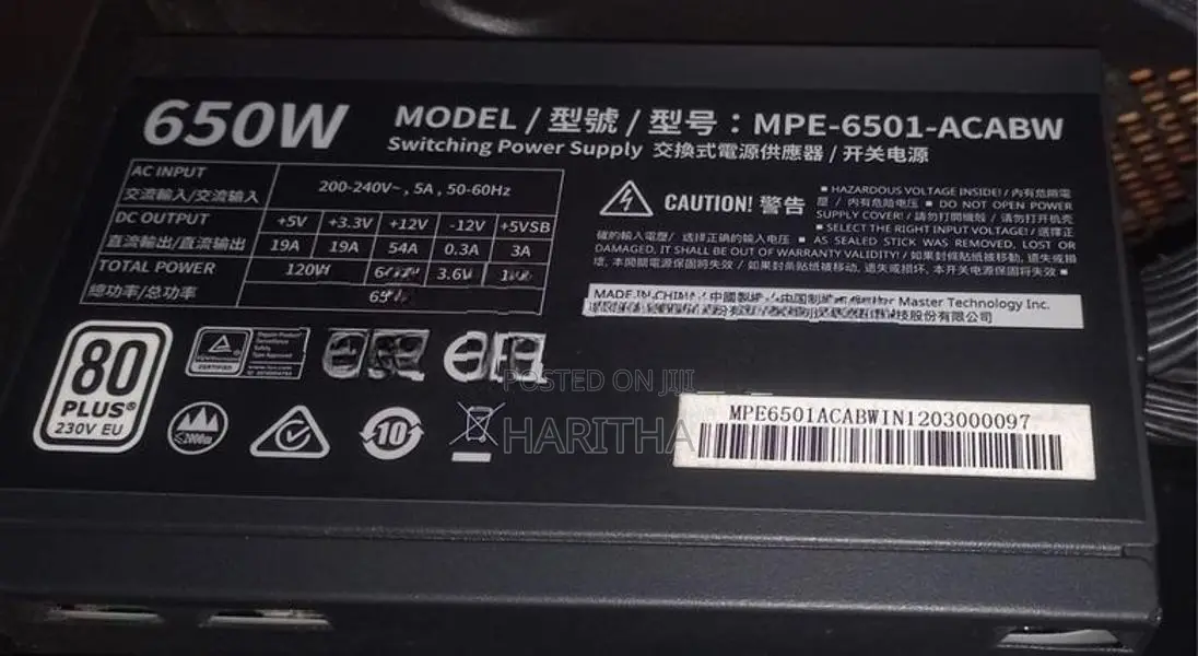 Brand new MSI Cooler master  Gaming RGB tower with 650w power supply