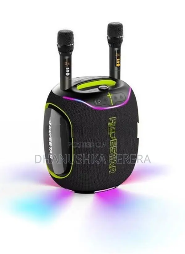 Hopestar Partybox 600 Outdoor Karaoke Speakers with Dual Mic (300W)