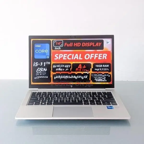 HP EliteBook 830 G8 Core i5 11th Gen|14 inch FHD|256GB NVMe|8GB RAM