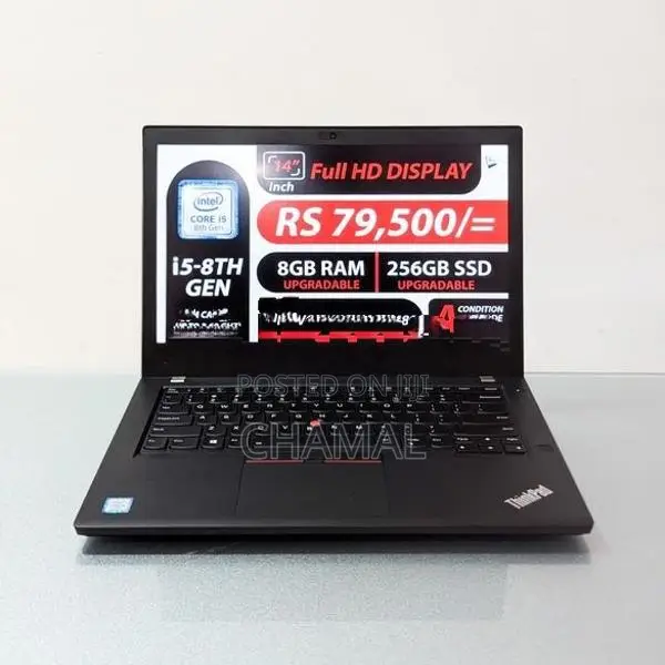 Lenovo ThinkPad T480 Core i5-8365U 8th Gen|14” inch FHD|8GB DDR4|256GB