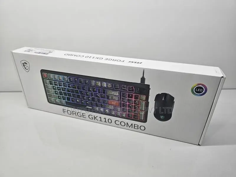 MSI Forge GK110 Gaming Keyboard with Mouse Combo