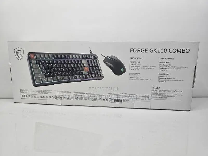 MSI Forge GK110 Gaming Keyboard with Mouse Combo