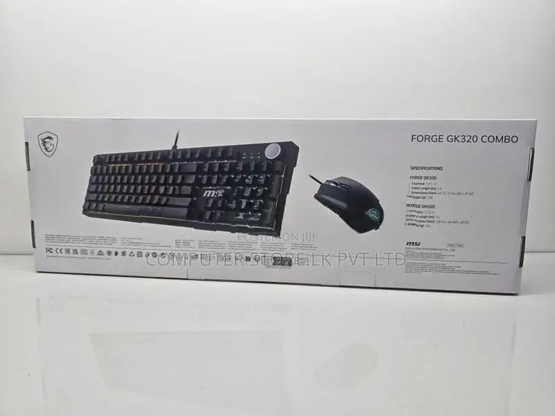 MSI Forge GK320 Combo Keyboard with Mouse