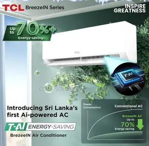 TCL Ai Smart Voice Control Inverter 12000BTU Air Conditioner (WI-FI)