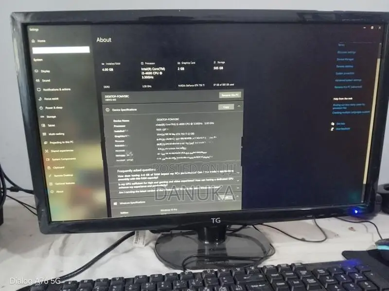 Intel i5 4th Gen Full Set Computer