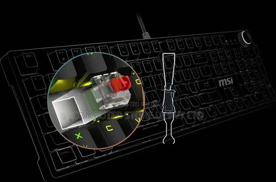 MSI Forge GK320 Combo Keyboard with Mouse