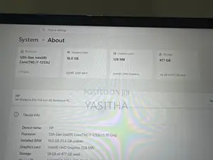 HP EliteBook i7 12th GEN 16GB 512GB SSD