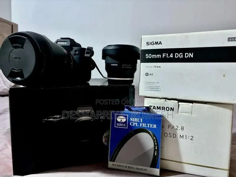 Sony A7 IV Camera With Sigma 50MM Lens