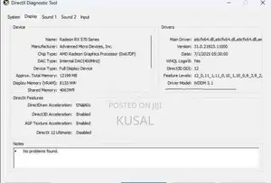 AMD RX 570 8 GB Graphics card