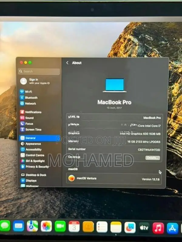 Apple Macbook Pro 15” Touch Bar 512GB