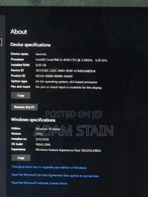 I5 4th Gen Gaming Computer with Framless Monitor
