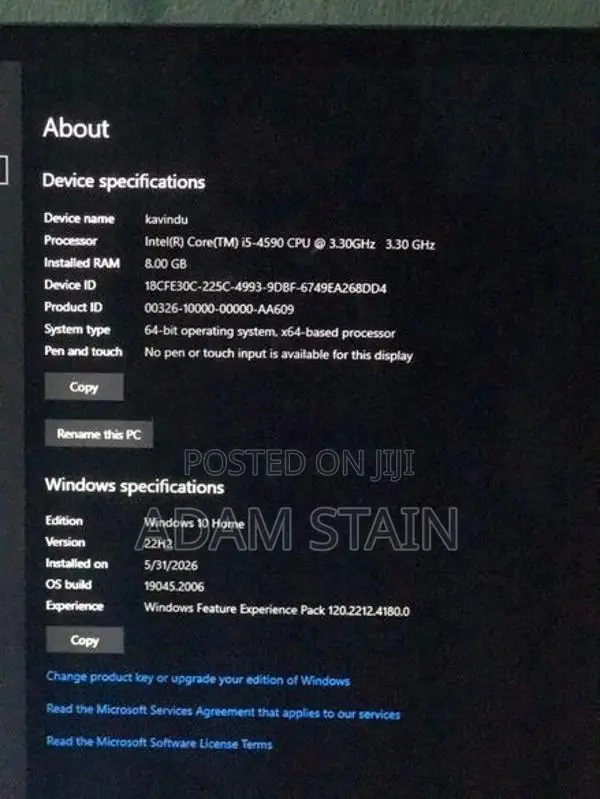 I5 4th Gen Gaming Computer with Framless Monitor