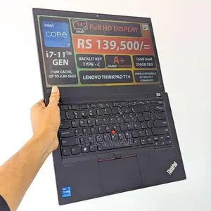 Lenovo ThinkPad T14 Core i7 -11th GEN 16GB RAM 256GB Nvme SSD Laptops