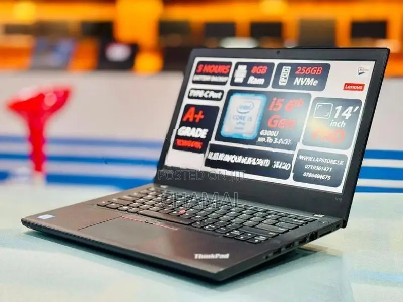 Lenovo ThinkPad T470 Core i5-6th Gen 8GB RAM 256GB Nvme SSD Laptop